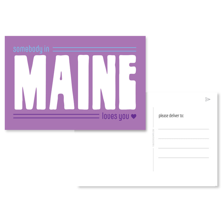 Maine Loves You Post Card Set