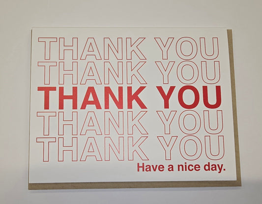 THANK YOU CARD