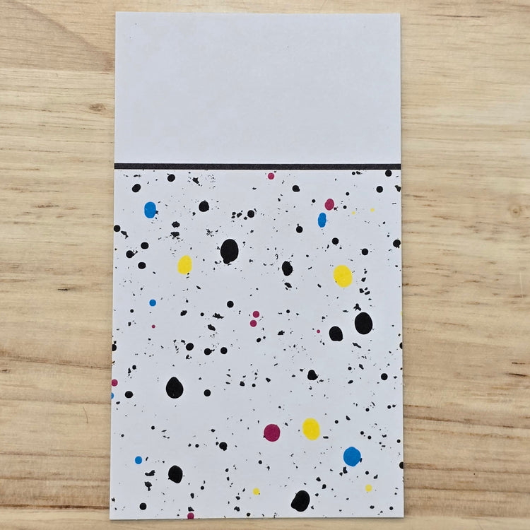 PAINT SPLATTER GIFT TAG