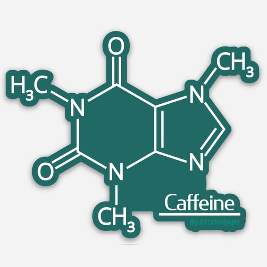 Caffeine Vinyl Sticker