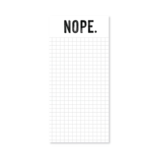 Nope Grid List Pad