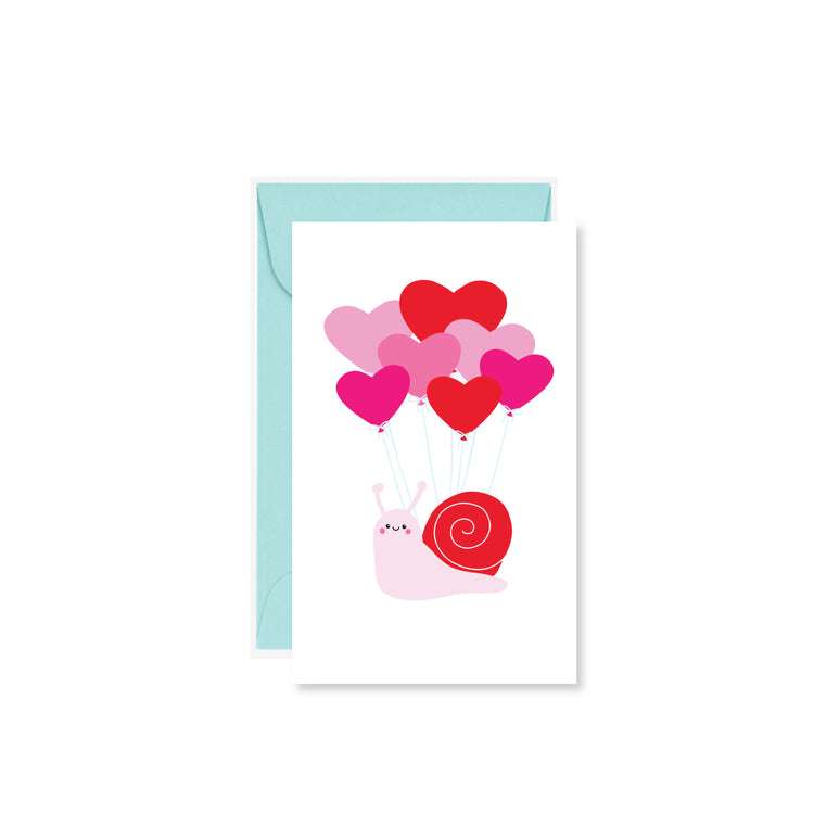 Balloon Snail Mini Card