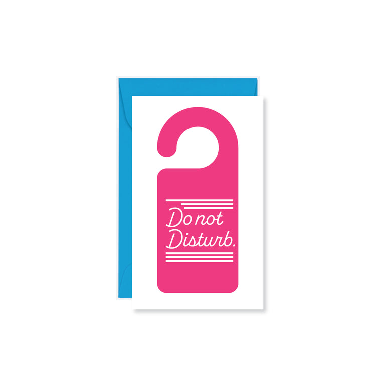 Do Not Disturb Mini Card