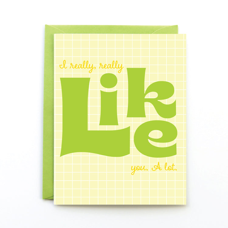 Like You A Lot Card