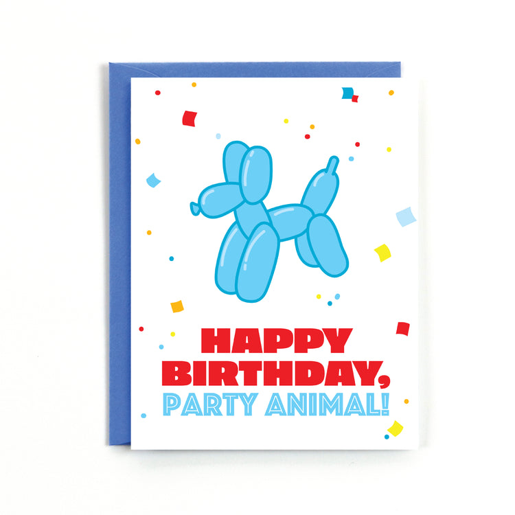 Party Animal Birthday Card