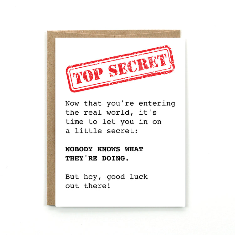 Top Secret Card