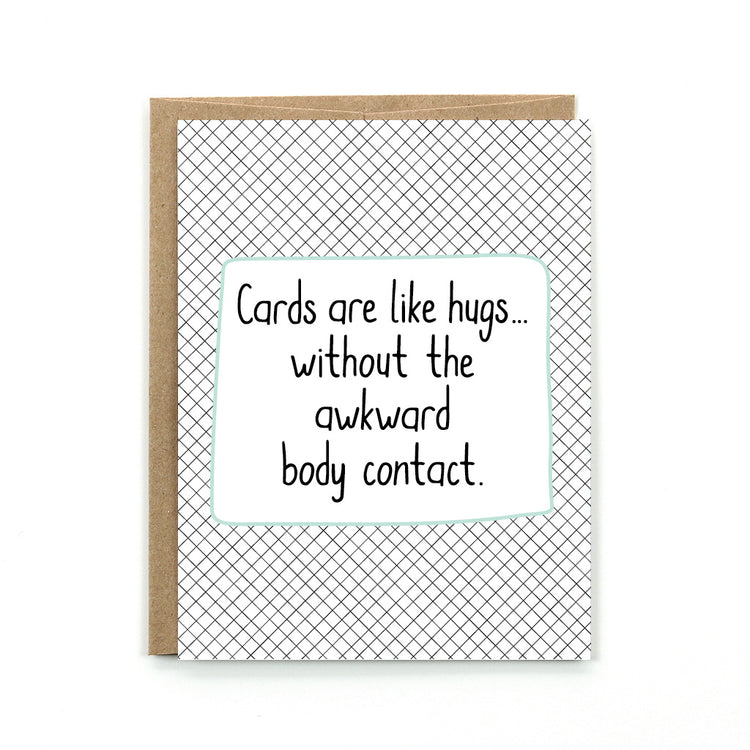 Awkward Hugs Card