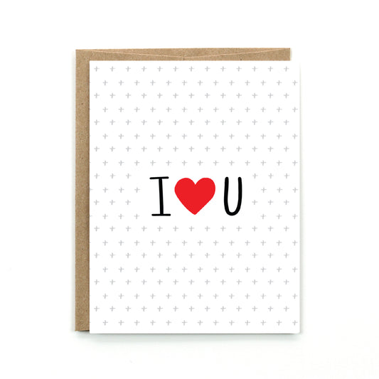 I Heart U - Card