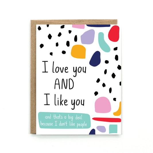 Love and Like Card