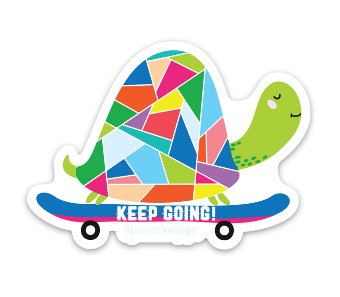 Keep Going Vinyl Sticker