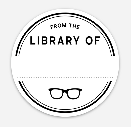 Bookplate Vinyl Sticker