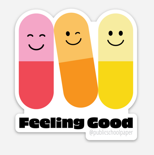 Feeling Good Vinyl Sticker